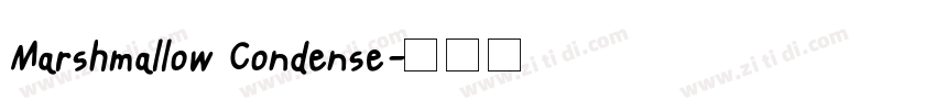 Marshmallow Condense字体转换